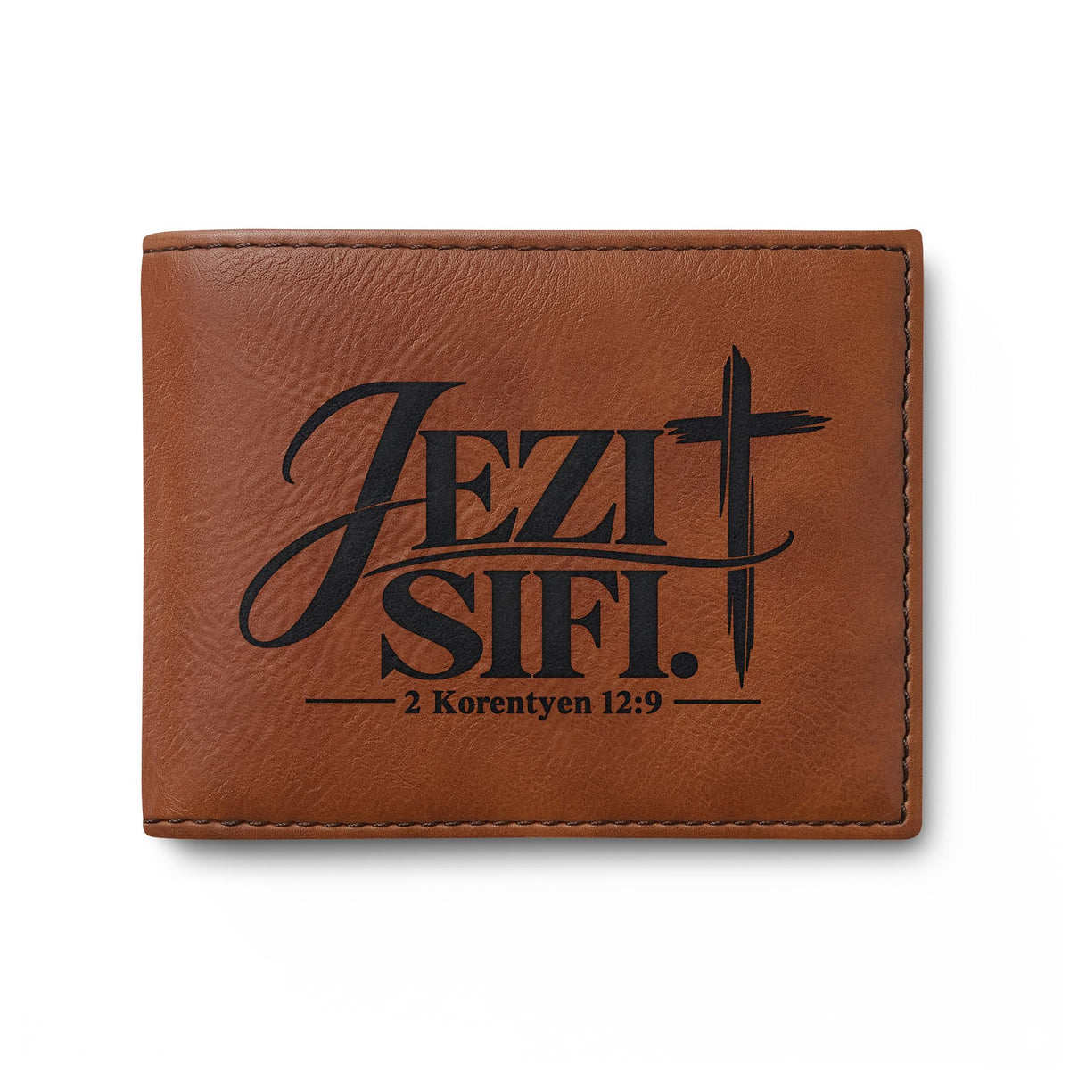 Jezi Sifi. Kreyòl Christian RFID wallet, view 2