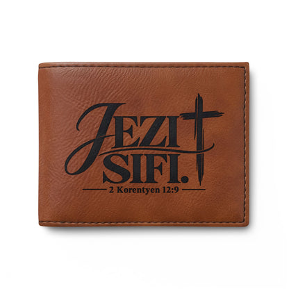 Jezi Sifi. Kreyòl Christian RFID wallet, view 2
