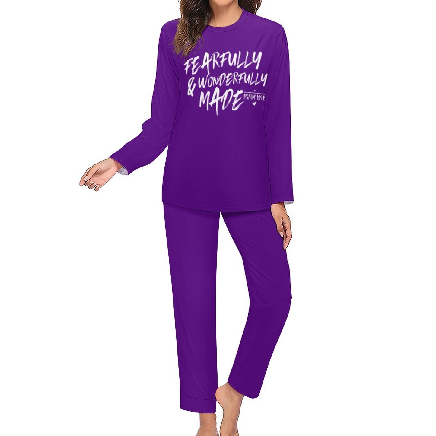 Fearfully And Wonderfully Made Women's Christian 2-Piece Pajama Set