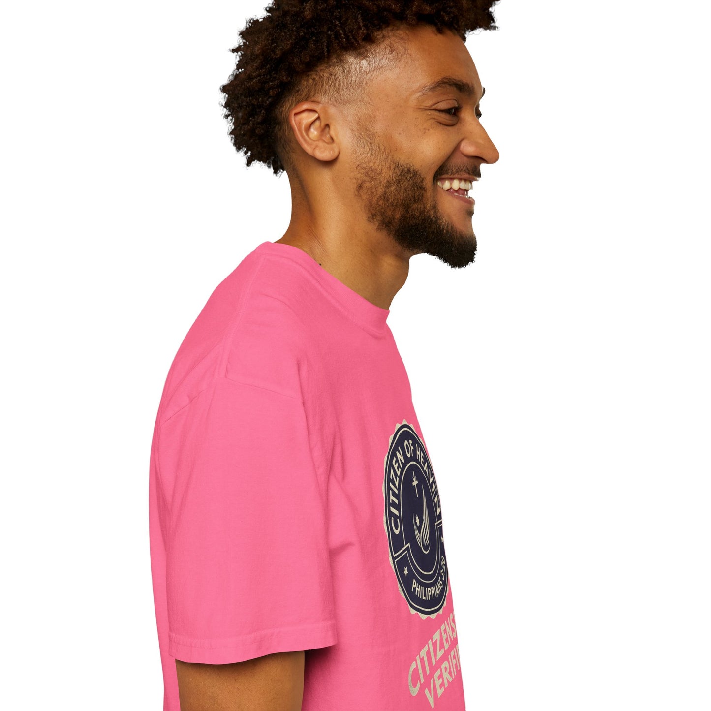 Citizen of Heaven T-shirt, Unisex Garment - Dyed Tee, Spiritual Gift, Christian Apparel, Faith - Based Fashion, Inspirational Top - ClaimedbyGodDesigns