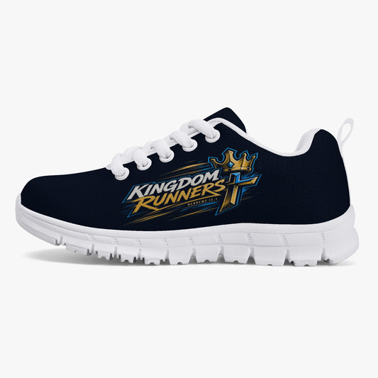 Kingdom Runners Christian Kids' Lightweight Mesh Sneakers - ClaimedbyGodDesigns