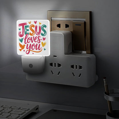 He Loves You Christian Night Light For Kids - ClaimedbyGodDesigns