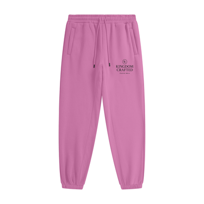 Kingdom Crafted Unisex Christian Heavyweight Fleece Joggers (sweatpants)