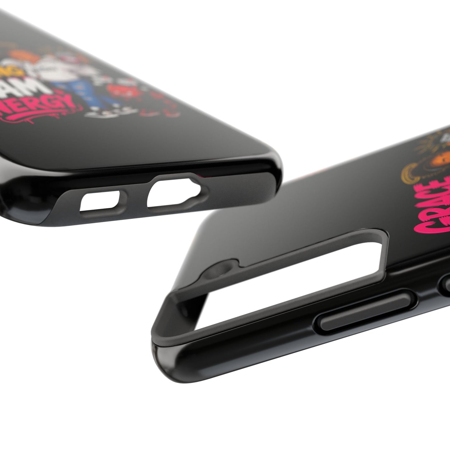 Tough Phone Case — "Grace Be Blocking Spam Energy" Black Protective Phone Cover