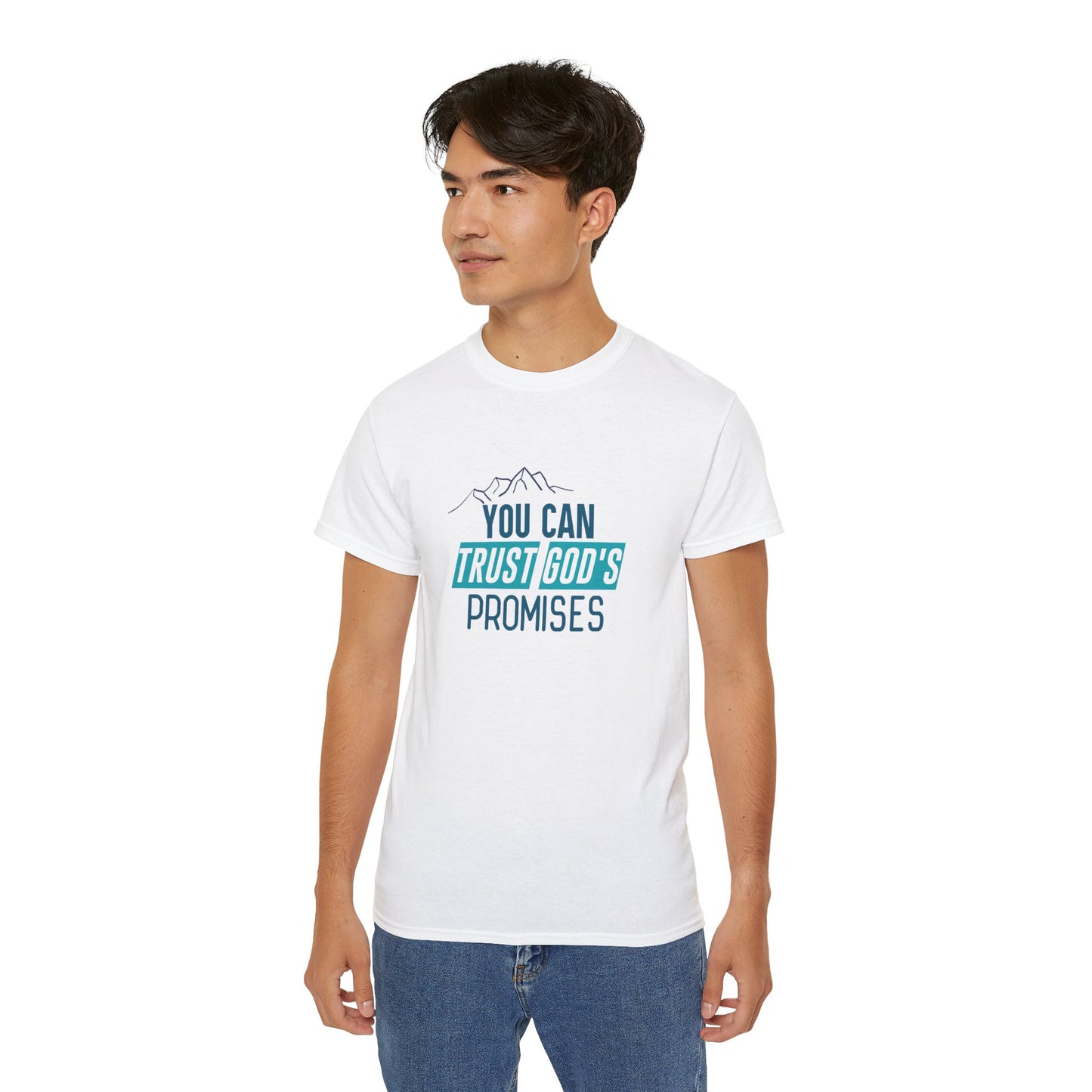 You Can Trust God's Promises Unisex Christian Ultra Cotton Tee Printify