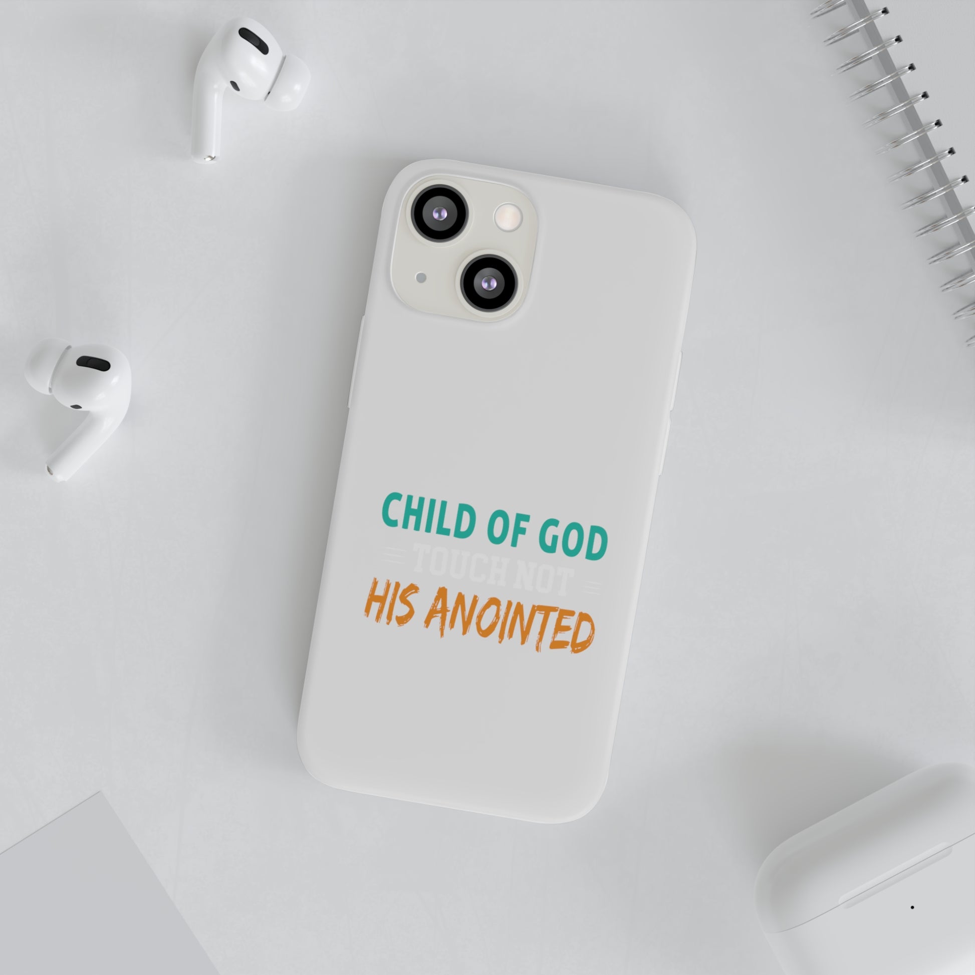 Child Of God Touch Not His Anointed Christian Flexi Phone Case Printify