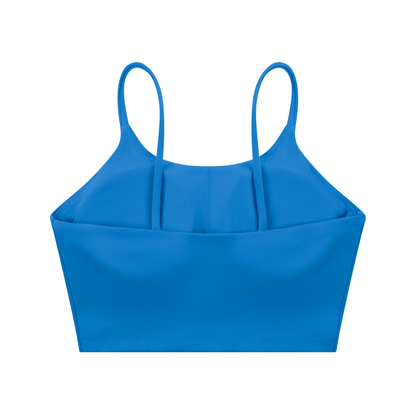 Addicted To Jesus Women's Christian Spaghetti Strap Yoga Sports Bra - ClaimedbyGodDesigns