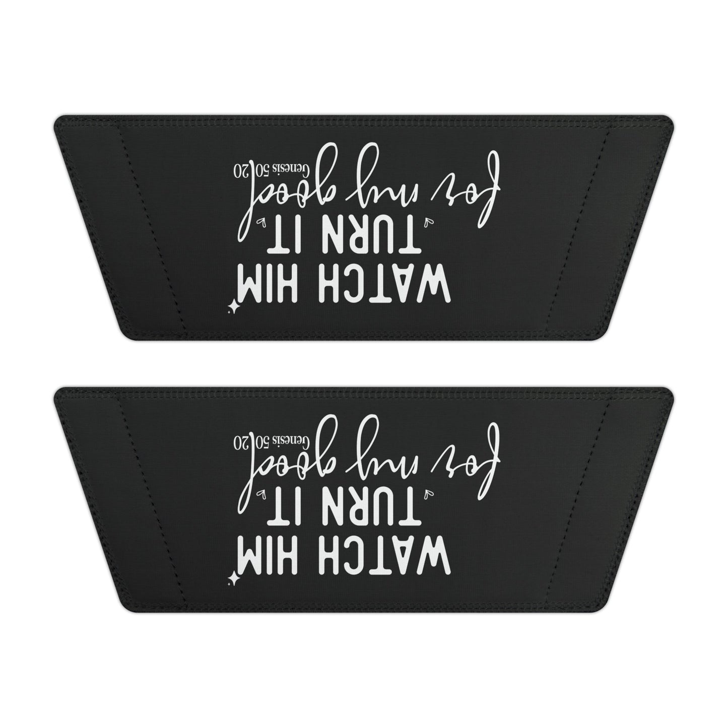 Trendy Youth Slide Sandals - "Watch Him Turn It for My Good" - Summer Footwear, Vacation Ready, Beachwear, Gift for Kids