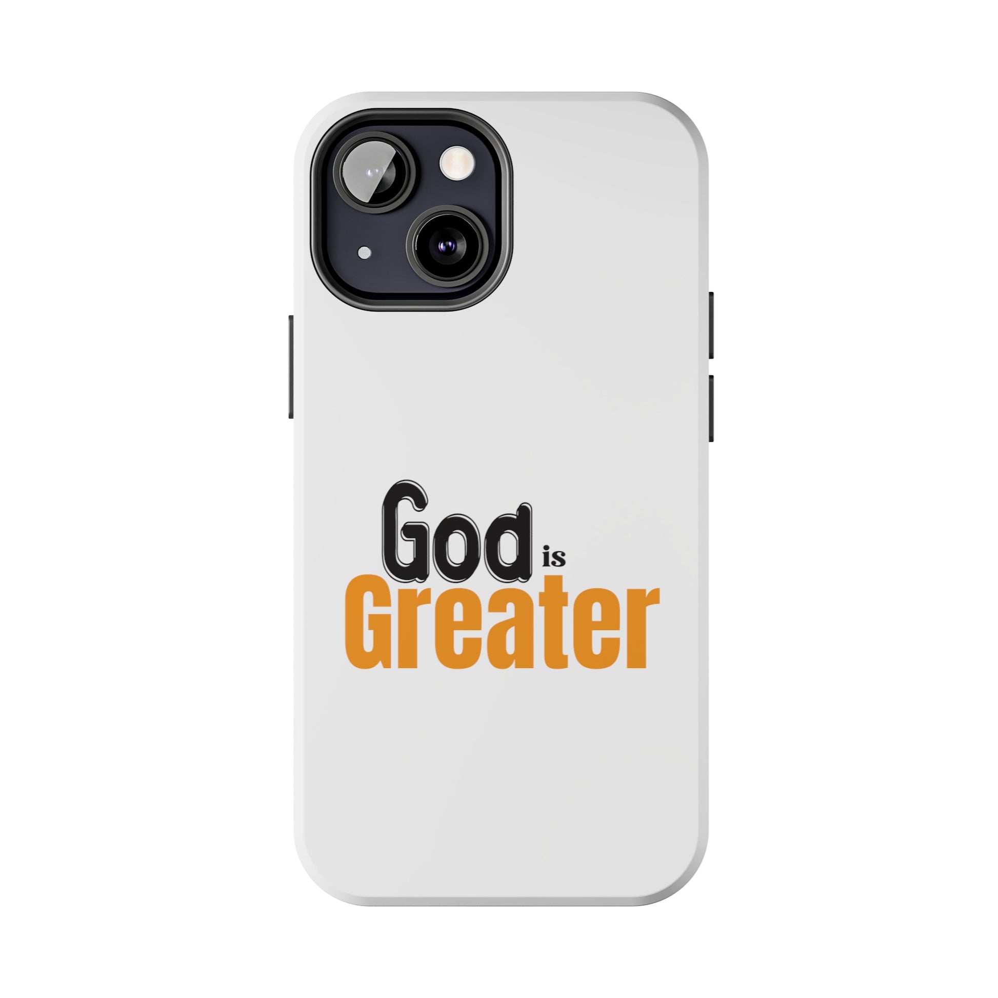 God Is Greater Christian Phone Tough Phone Cases, Case-Mate Printify