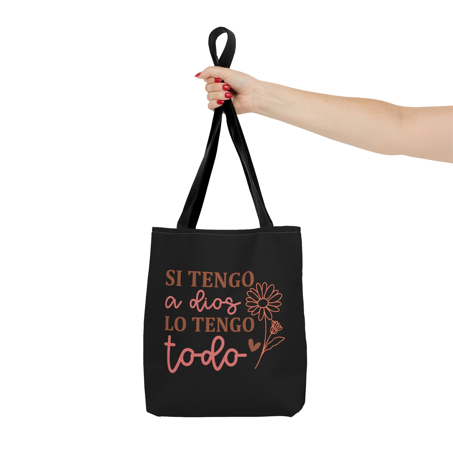 SI TENGO A DIOS LO TENGO TODO Christian SPANISH Tote Bag Printify