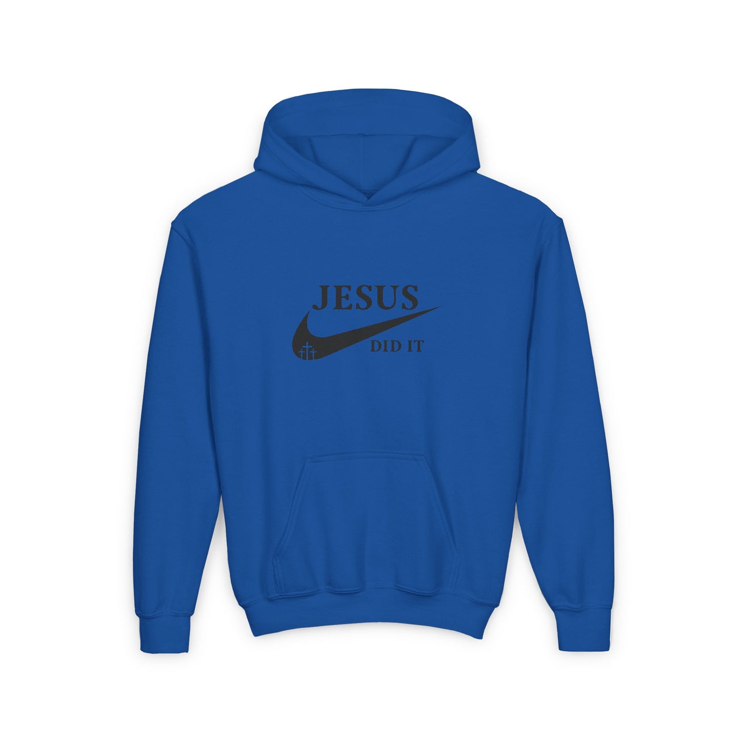 Jesus Did It Christian Hoodie, Youth Sweatshirt, Religious Gift for Teens, Christian Apparel, Inspirational Clothing,