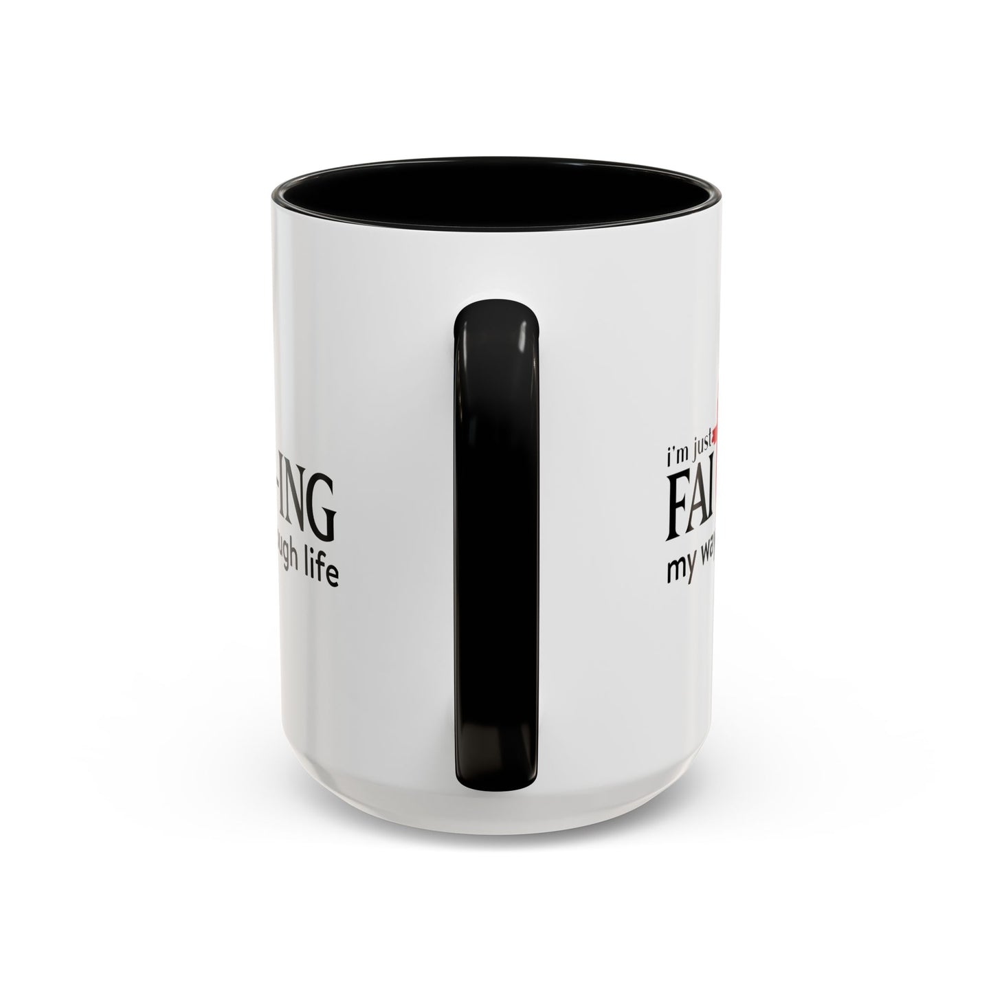 Faith-Inspired Coffee Accent Mug - Motivational Drinkware for Daily Inspiration