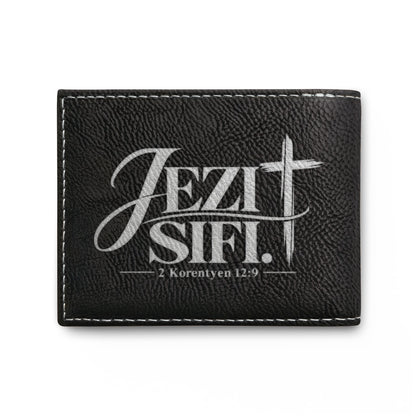 Jezi Sifi. Kreyòl Christian RFID wallet, view 11