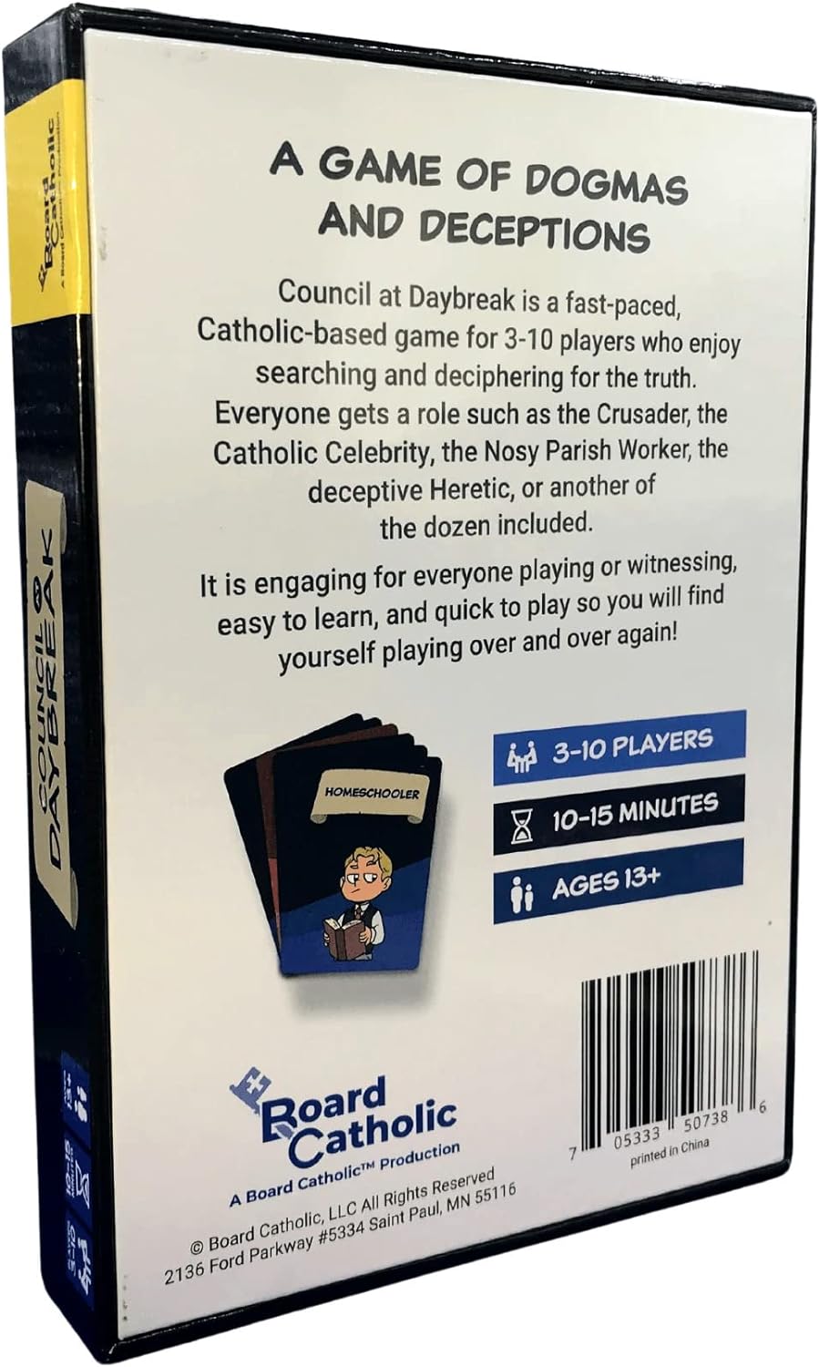 Council at Daybreak | Catholic Card Game claimedbygoddesigns