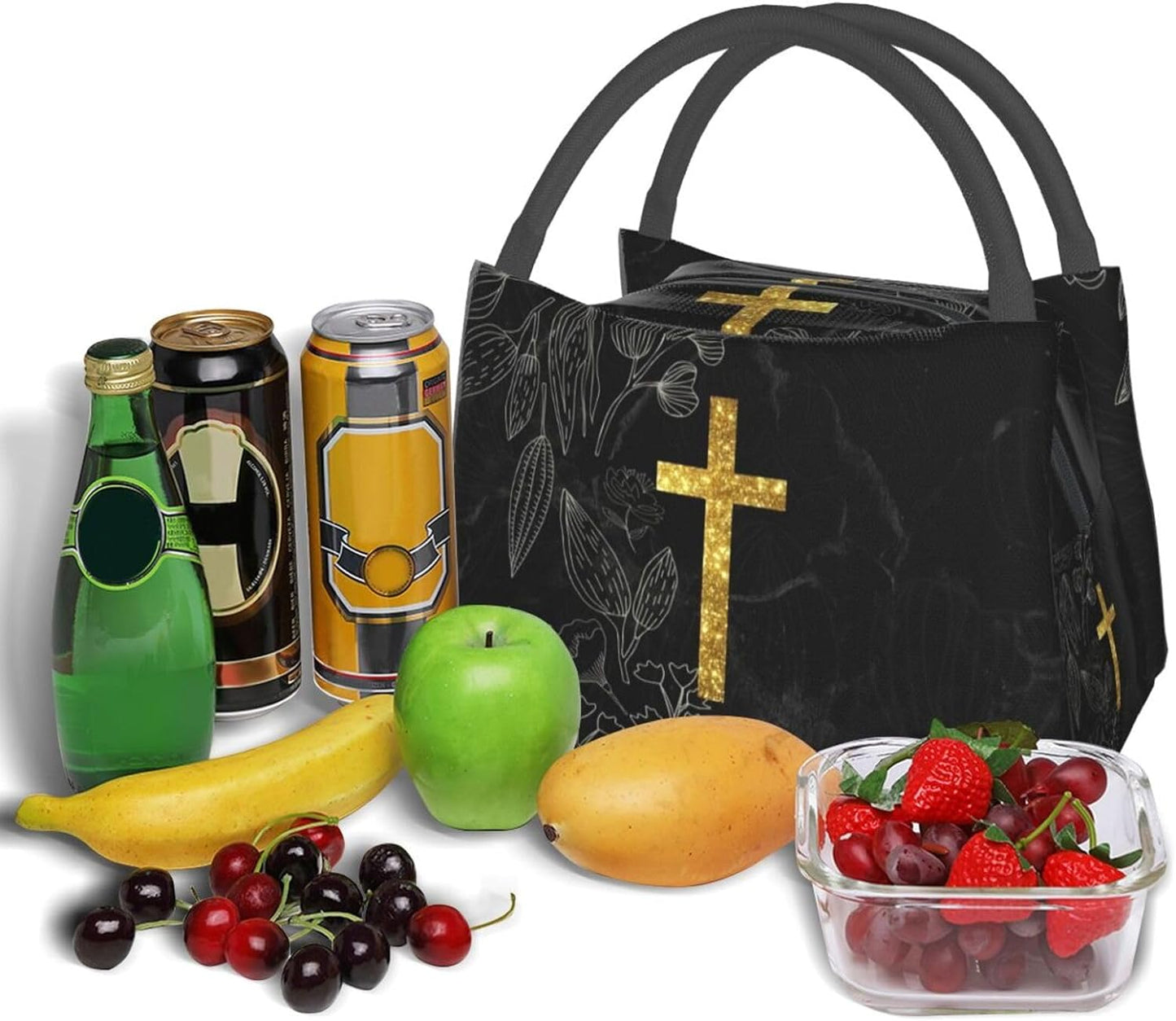 The Cross Of Jesus Christian Lunch Bag claimedbygoddesigns