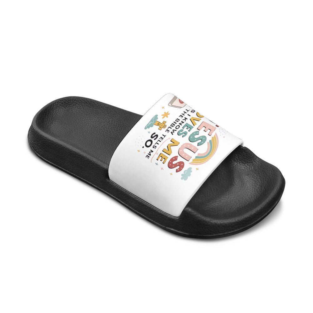 The Bible Tells Me So Christian Children's Sandals - ClaimedbyGodDesigns