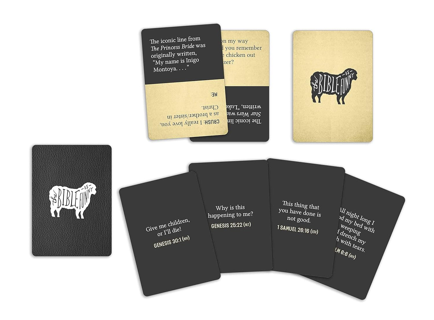 The Bible Is Funny Card Game: The Party Game of Hilarious Pairings for Verses Out of Context claimedbygoddesigns