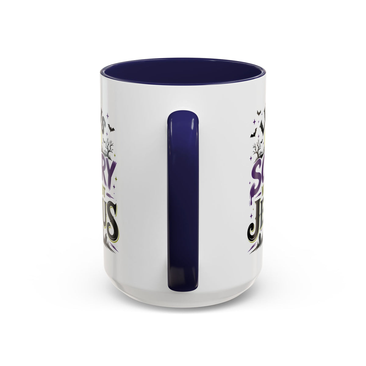 Coffee Mug — “Life Is Scary Without Jesus” Halloween Christian Accent Mug (11/15oz)