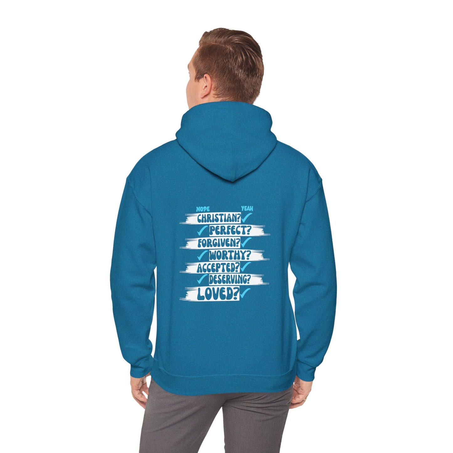 Child Of God Checklist Unisex Christian Hooded Pullover Sweatshirt