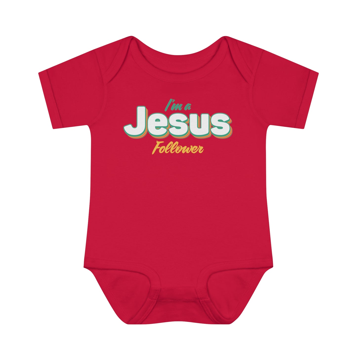 I'm A Jesus Follower Christian Baby Onesie Printify