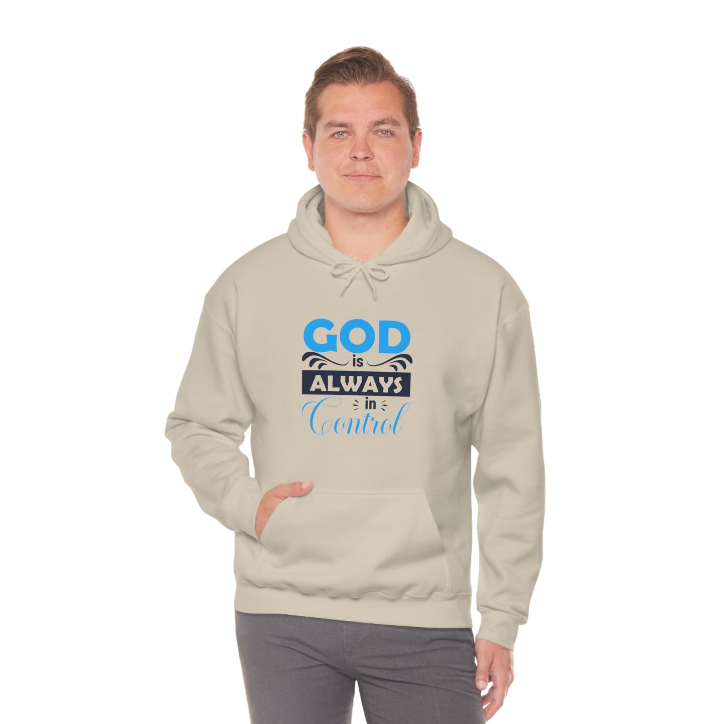 God Is Always In Control Unisex Hooded Sweatshirt