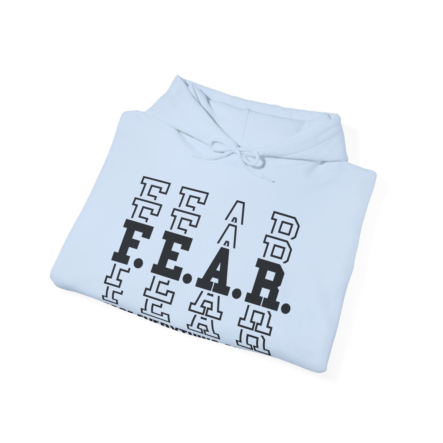 FEAR Face Everything And Rise Unisex Christian Hooded Pullover Sweatshirt