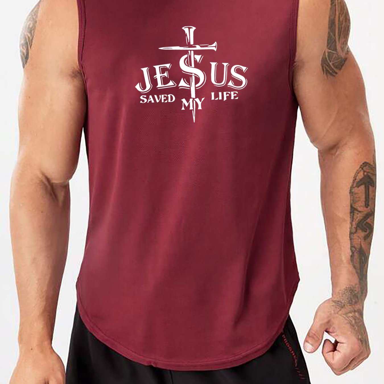 Jesus Save My Life Men's Christian Tank Top claimedbygoddesigns