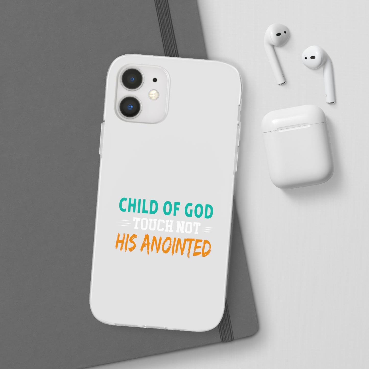 Child Of God Touch Not His Anointed Christian Flexi Phone Case Printify