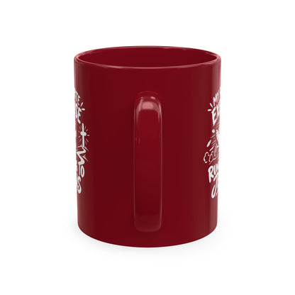 My Favorite Exercise Is Running to Jesus Christian Ceramic Mug