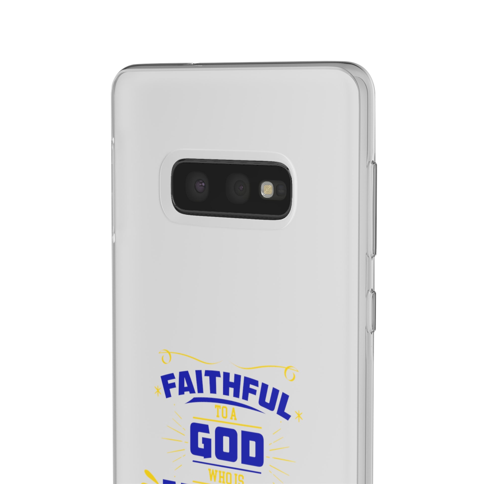 Faithful To A God Who Is Faithful Through Generations Flexi Phone Case Printify