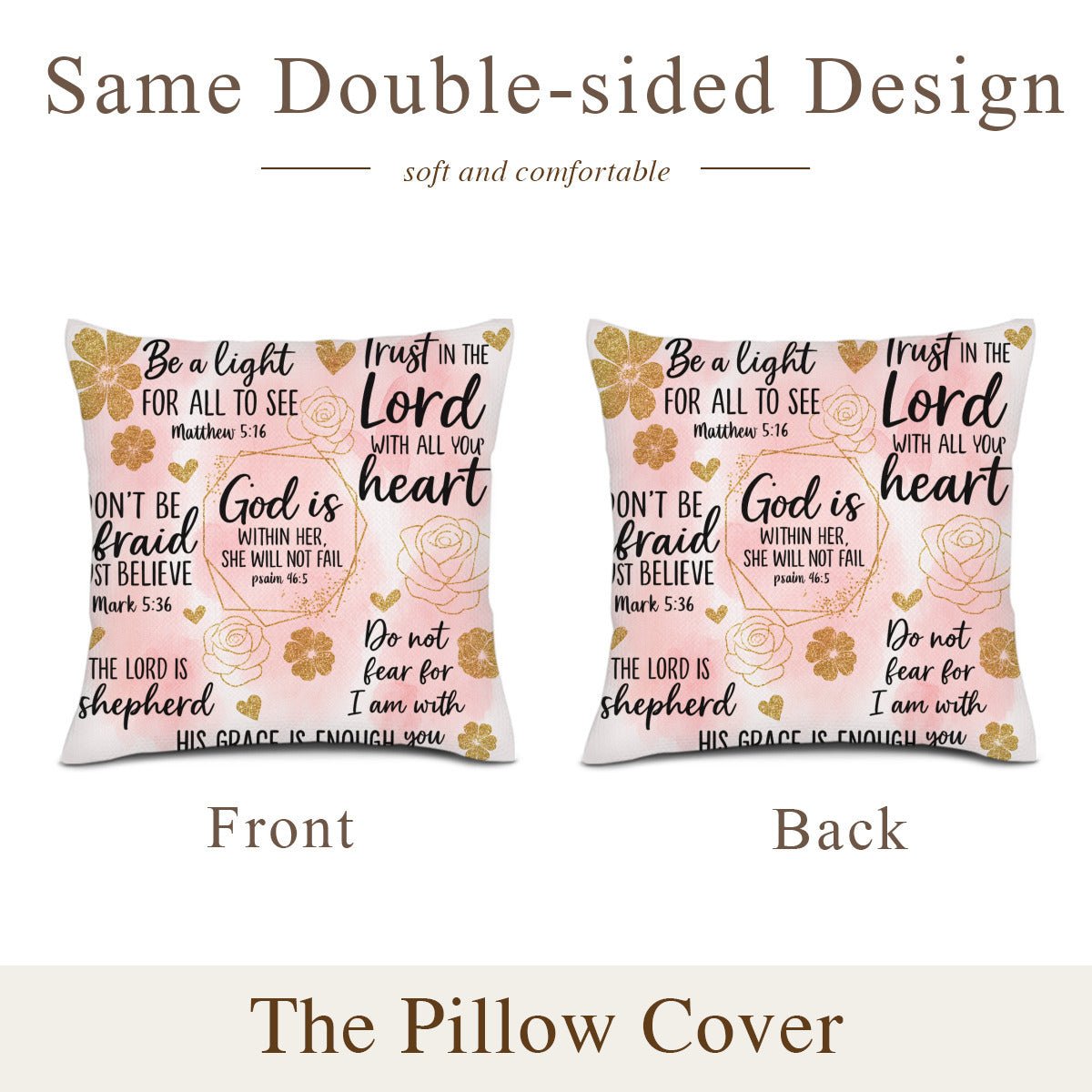 He Is Within Her Christian Throw Pillow - ClaimedbyGodDesigns