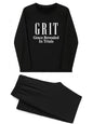 GRIT Grace Revealed In Trials Unisex Christian Plaid Pajamas - ClaimedbyGodDesigns