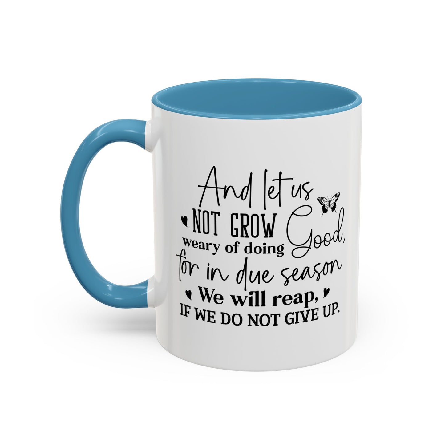 Christian Ceramic Mug - Due Season Accent Coffee Mug (11, 15oz)