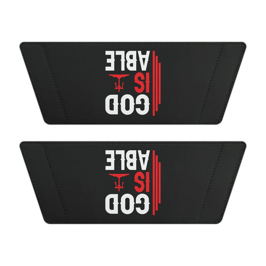 He Is Able Women's PU Christian Slide Sandals