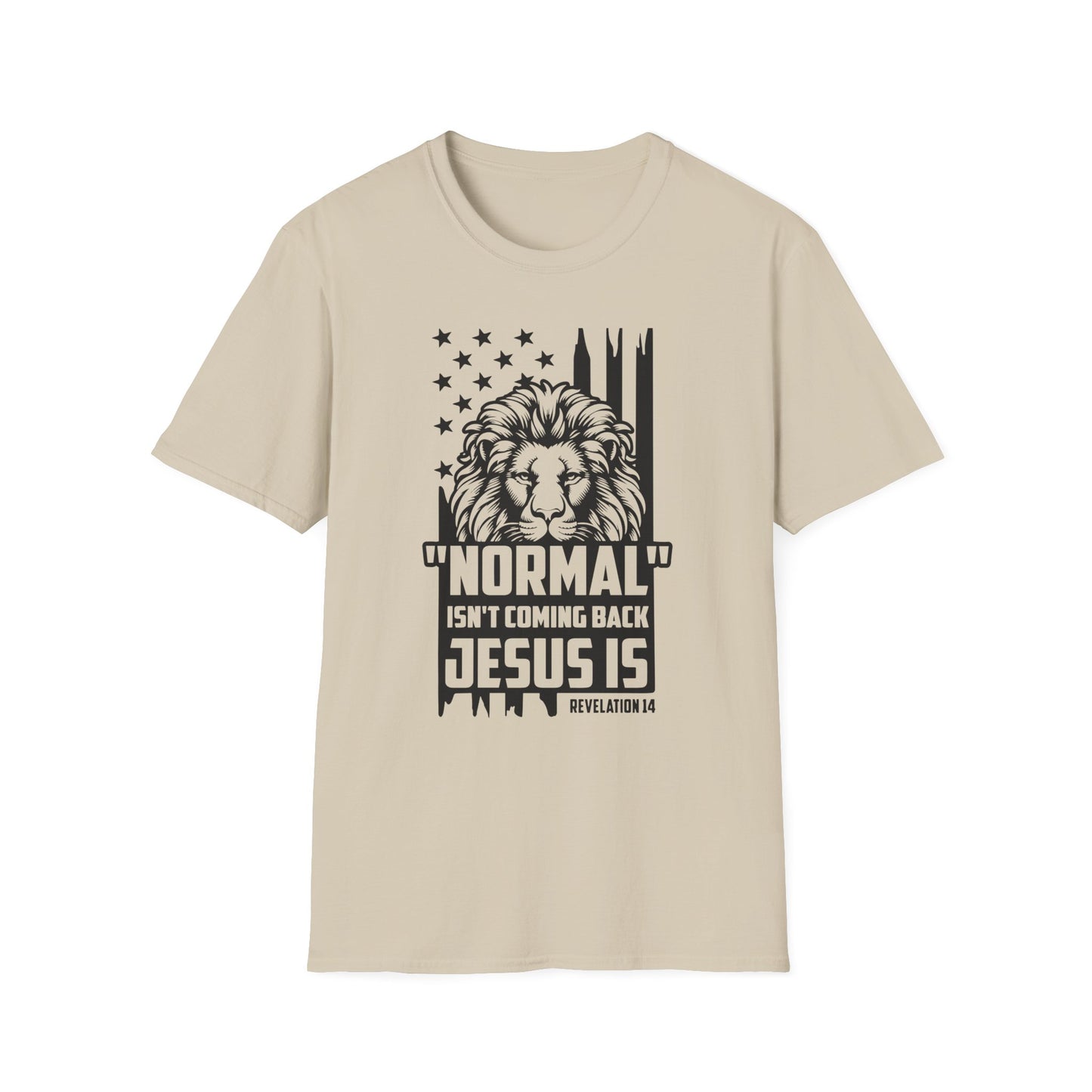 Normal Isn't Coming Back Jesus Is American Patriotic Christian Unisex T-shirt