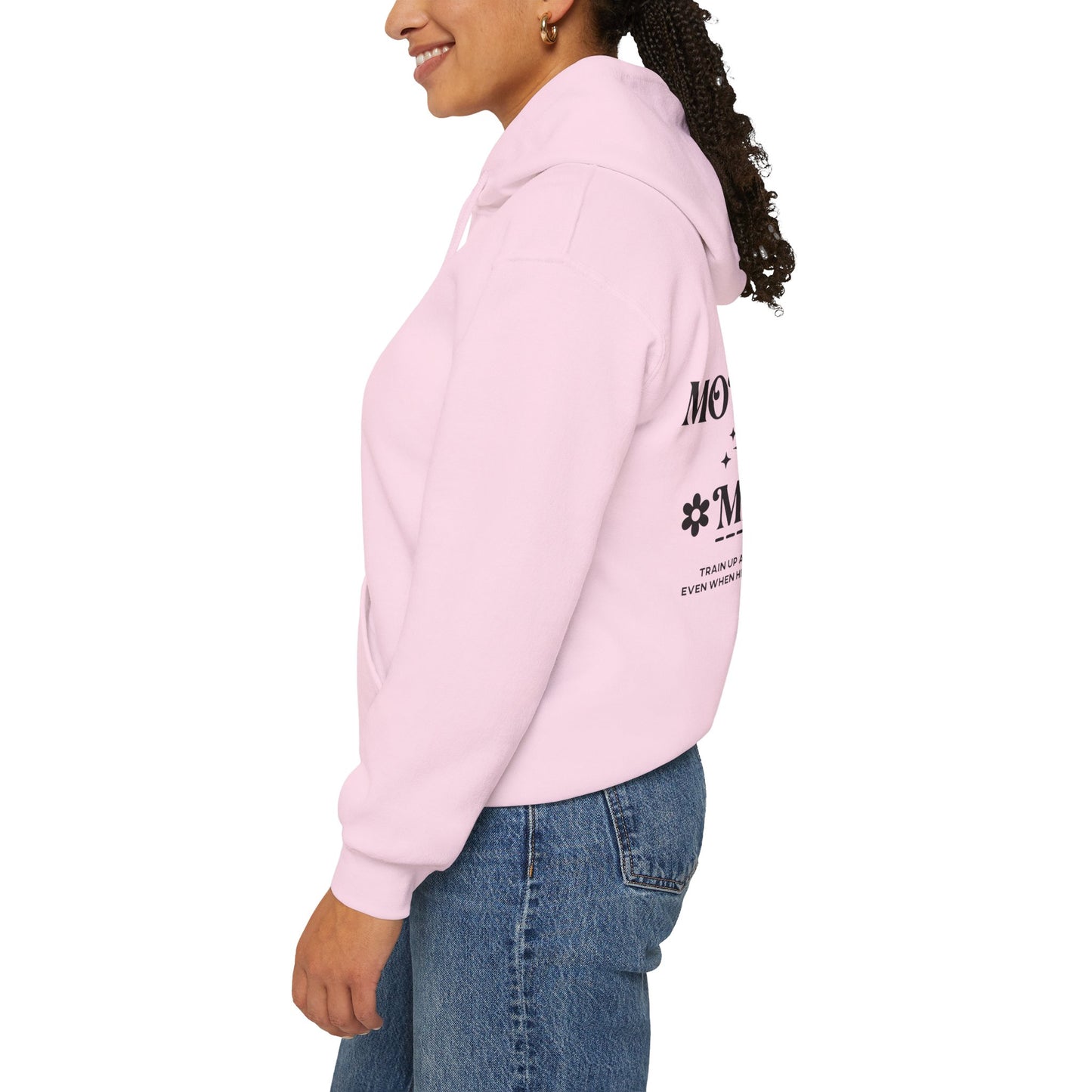 Proverbs 22:6 Motherhood Is My Ministry Women's Christian Hooded Pullover Sweatshirt