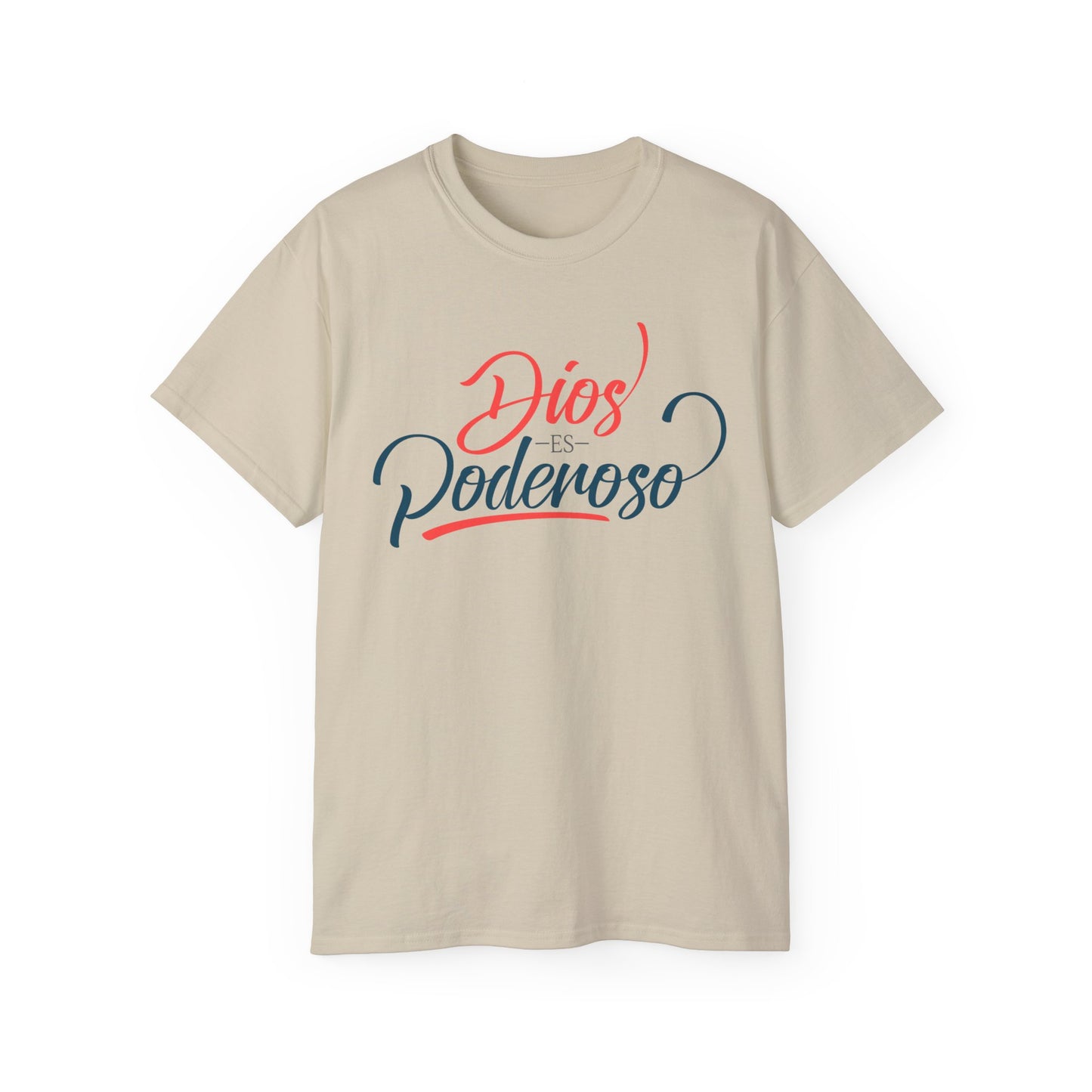 DIOS ES PODEROSO Christian Spanish Unisex T-shirt Printify