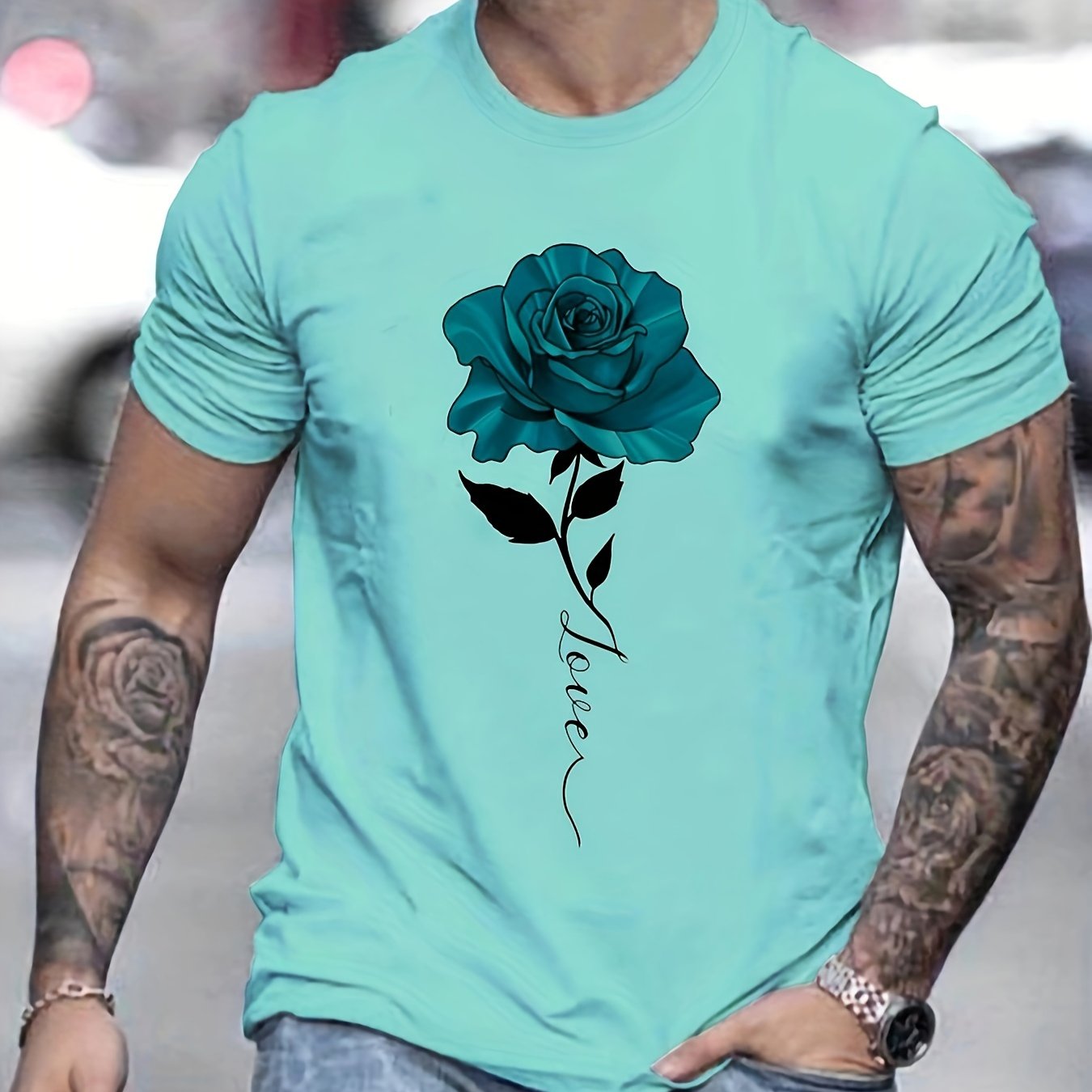 Faith Hope Love Men's Christian T-shirt claimedbygoddesigns