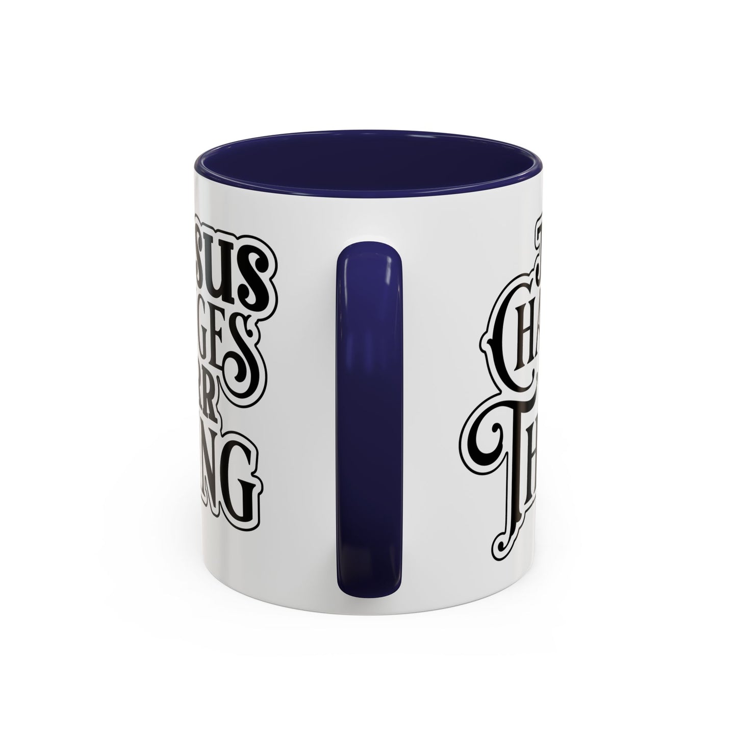 Inspirational Coffee Accent Mug - "He Changes Err Thang" - Perfect for Devotion and Gifts