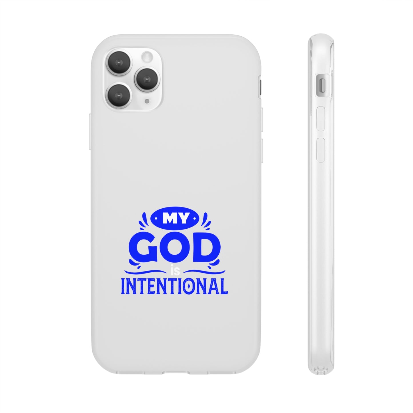 My God Is Intentional  Flexi Phone Case