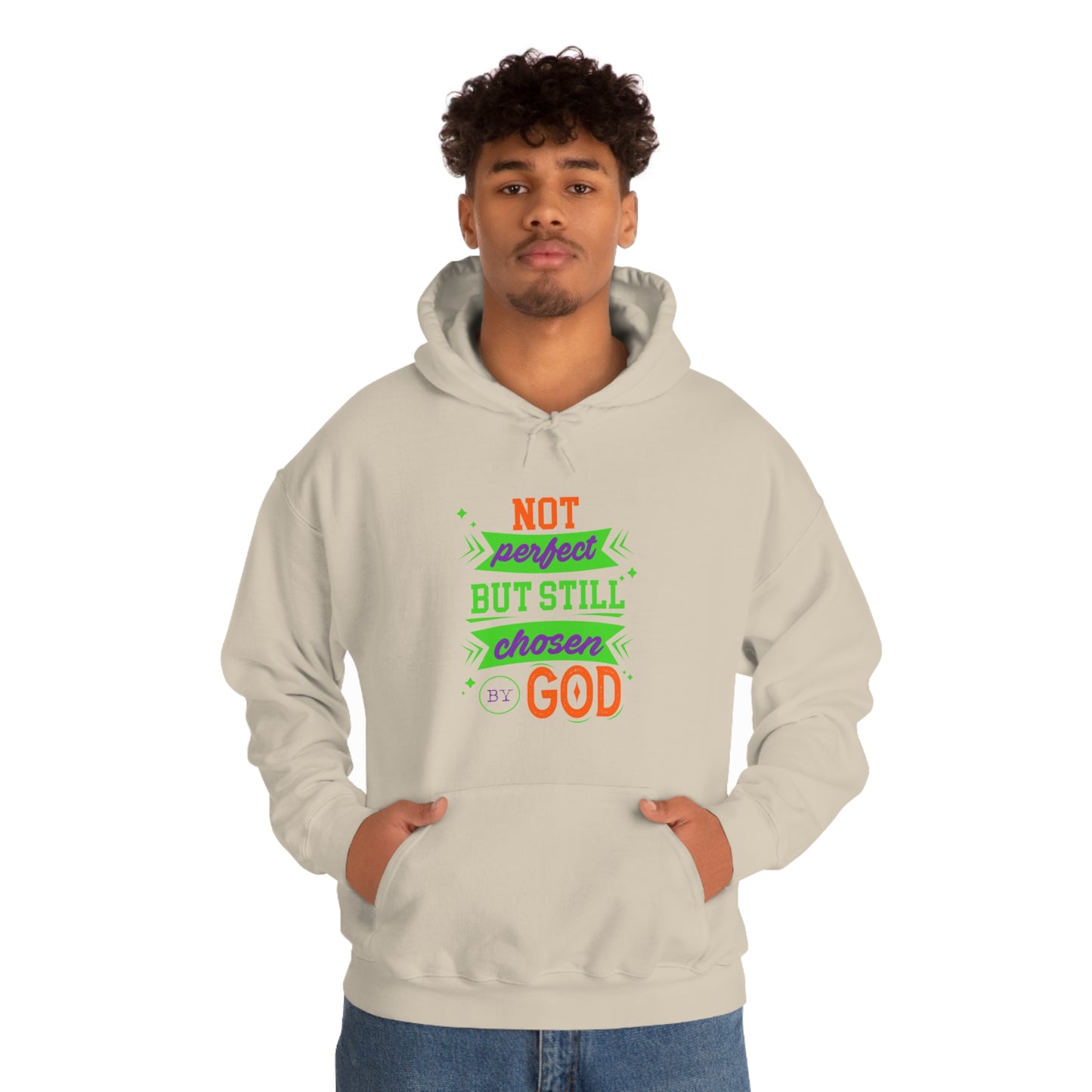 Not Perfect But Still Chosen By God Unisex Hooded Sweatshirt