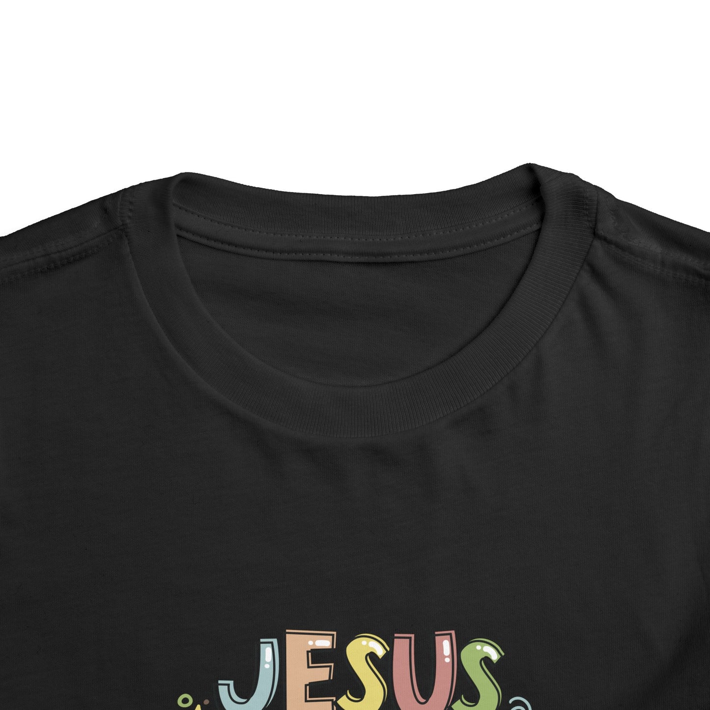 Jesus Loves Me Beary Much Christian Toddler T-Shirt