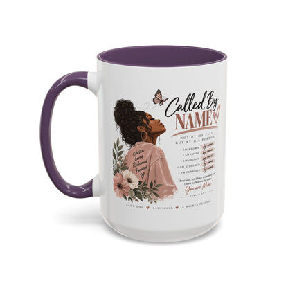 Called By Name Coffee Mug — Inspirational Christian Gift for Her (11/15oz)