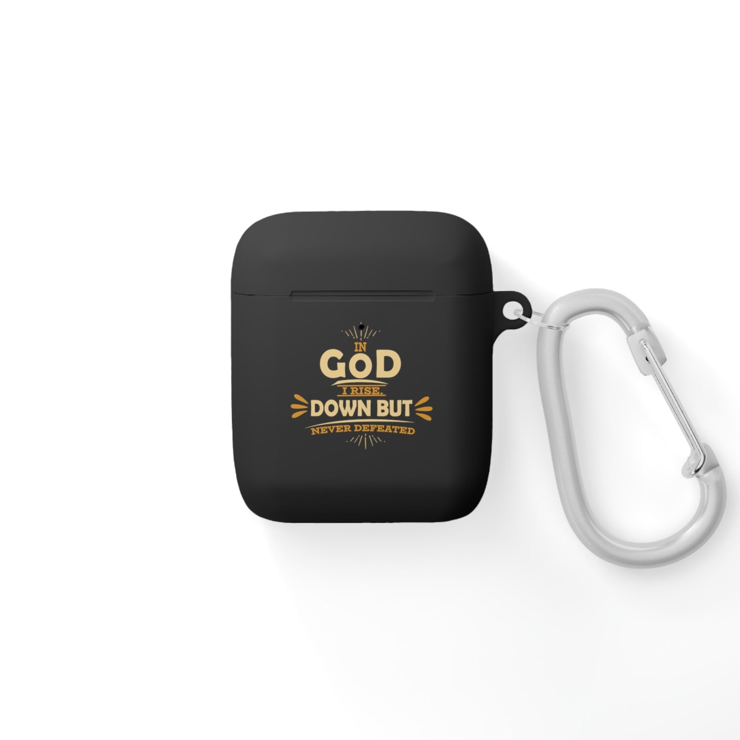 In God I Rise Down But Not Defeated Airpod / Airpods Pro Case cover