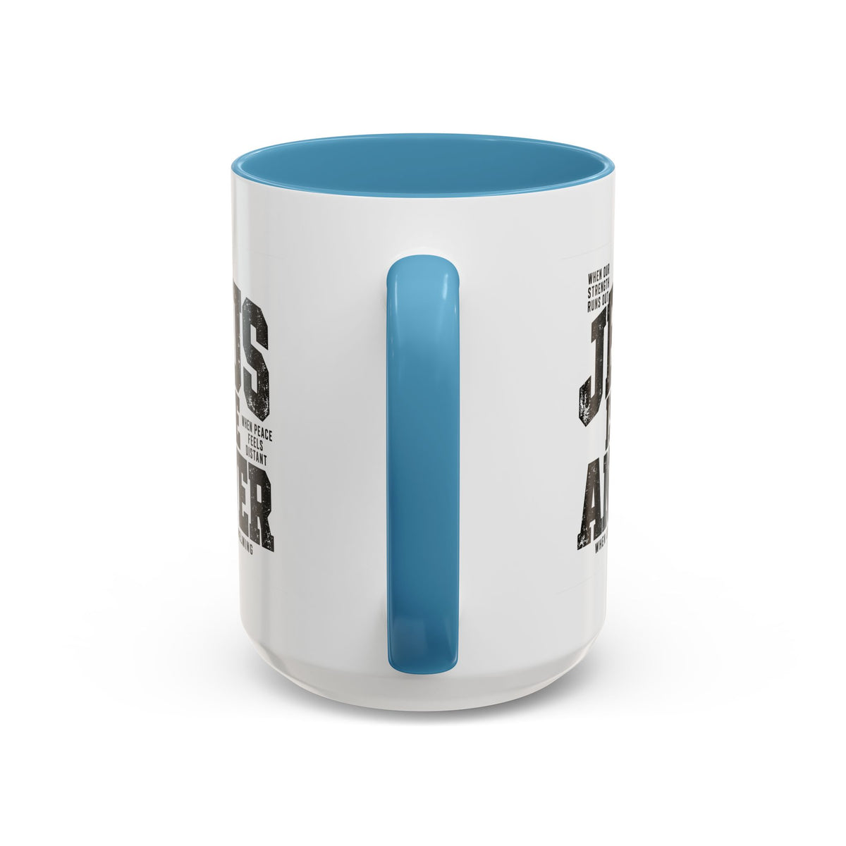Jesus Is the Answer Christian Coffee Mug | Matthew 11:28