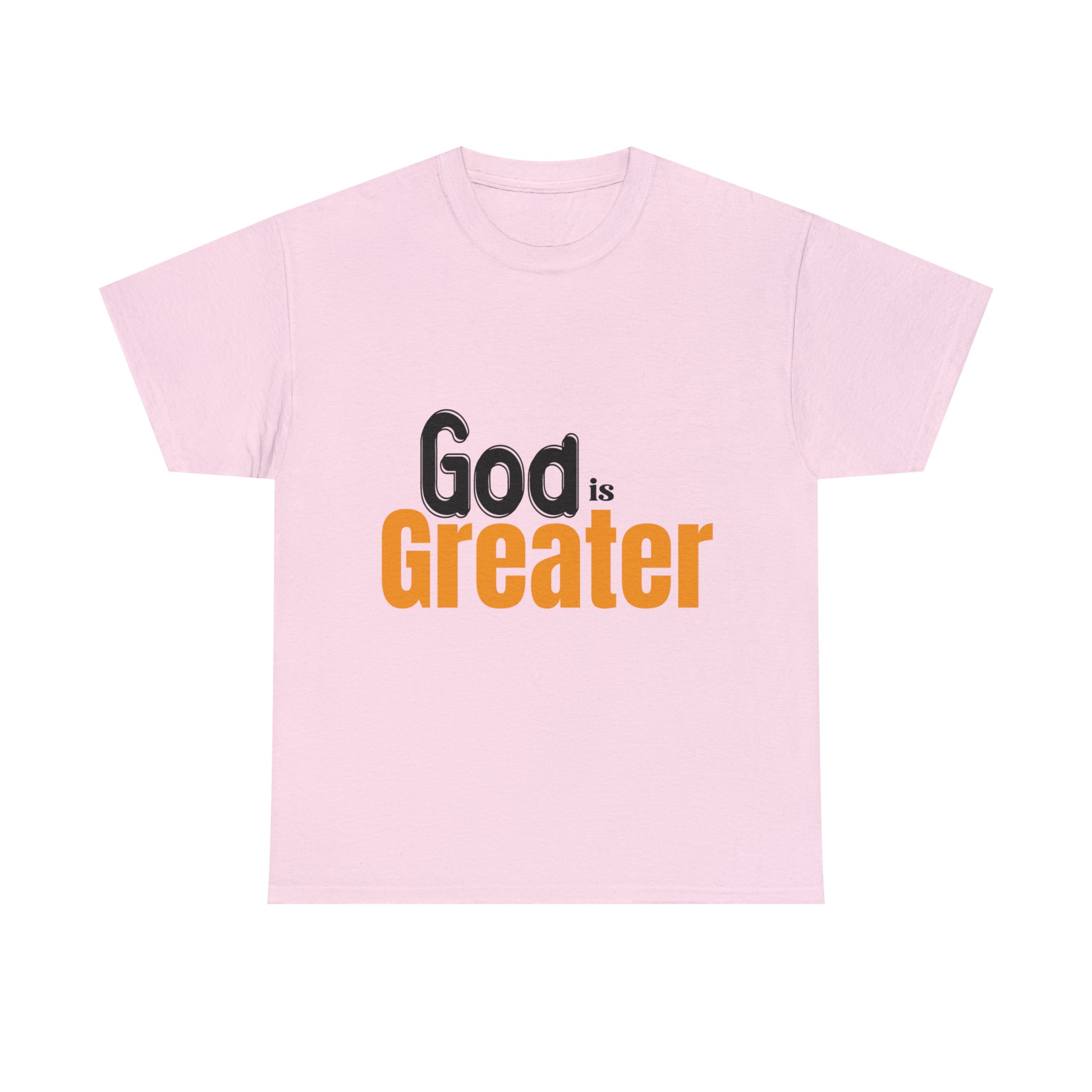 God Is Greater Unisex Heavy Cotton Tee Printify