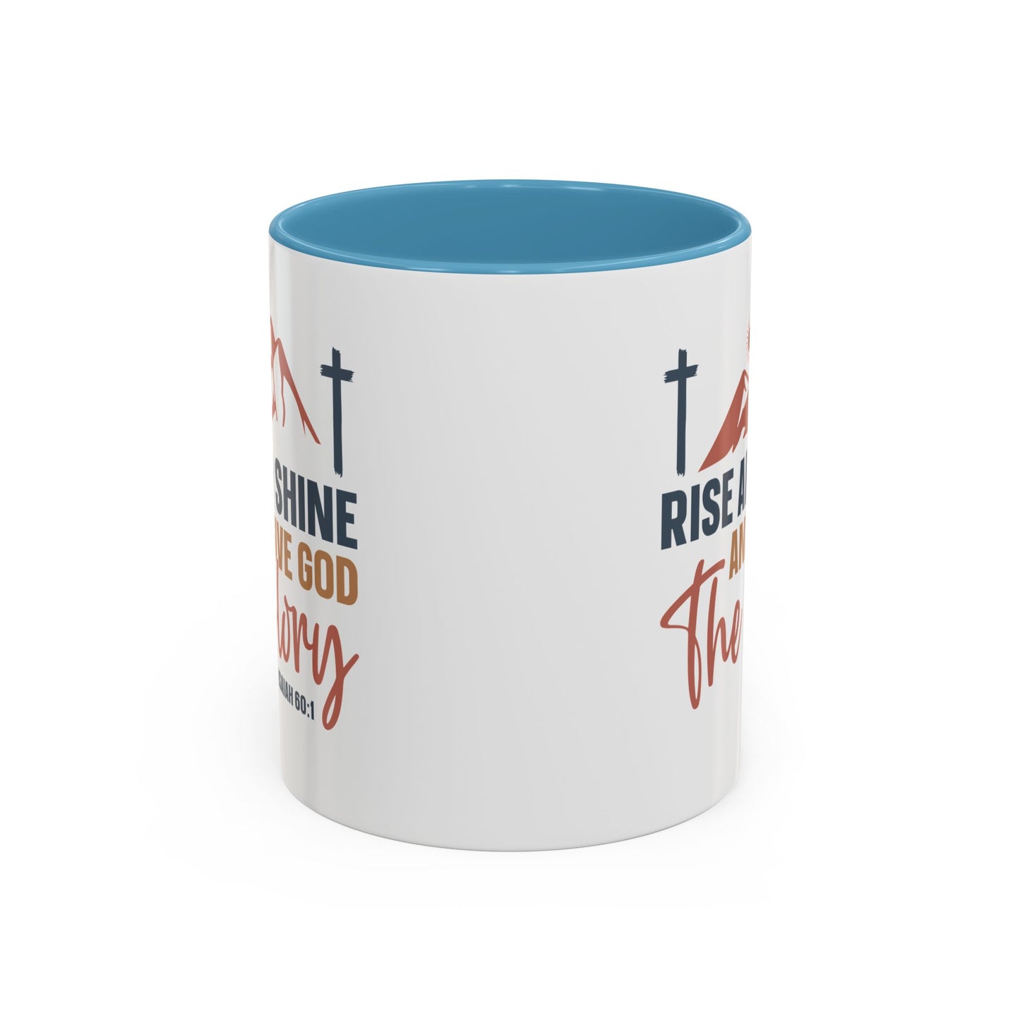 Christian Ceramic Mug - Give Him The Glory Accent Coffee Mug (11, 15oz)