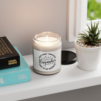 Scented Soy  Christian Candle - Waymaker | Inspirational Light in the Darkness