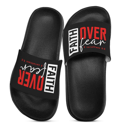 Faith Over Fear Christian Children's Sandals - ClaimedbyGodDesigns