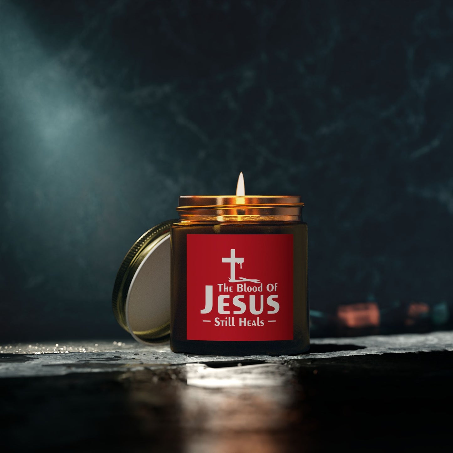 The Blood Of Jesus Still Heals Christian Scented Candle (4oz, 9oz)